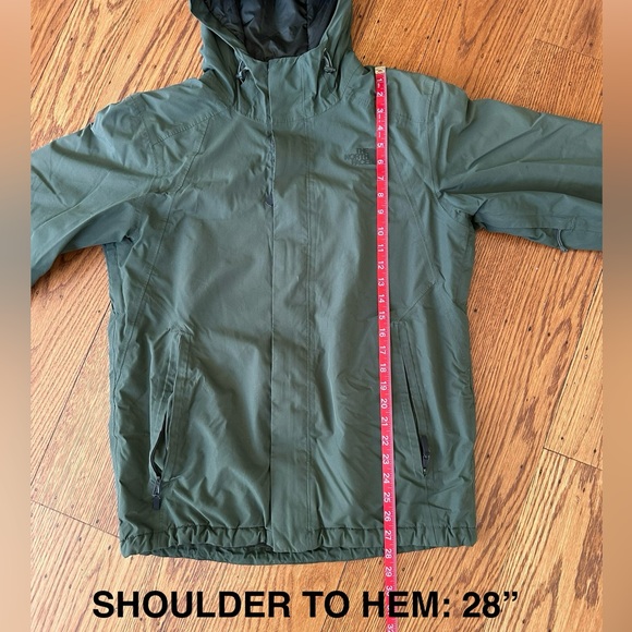 PRE-OWNED/LIKE NEW THE NORTH FACE MENS INLUX INSULATED JACKET MED GREEN - Picture 4 of 16